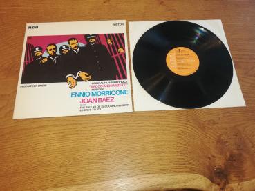 Sacco and Vanzetti Musik by Ennio Morricone and Joan Baez Original Film Soundtrack 1972 RCA LSO 10365 Deutsche Pressung VG+/VG+